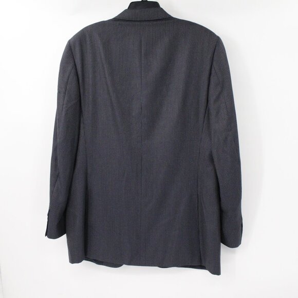 canali sport coat men's 44L three button silk wool waffle notch lapel vented - Picture 5 of 16